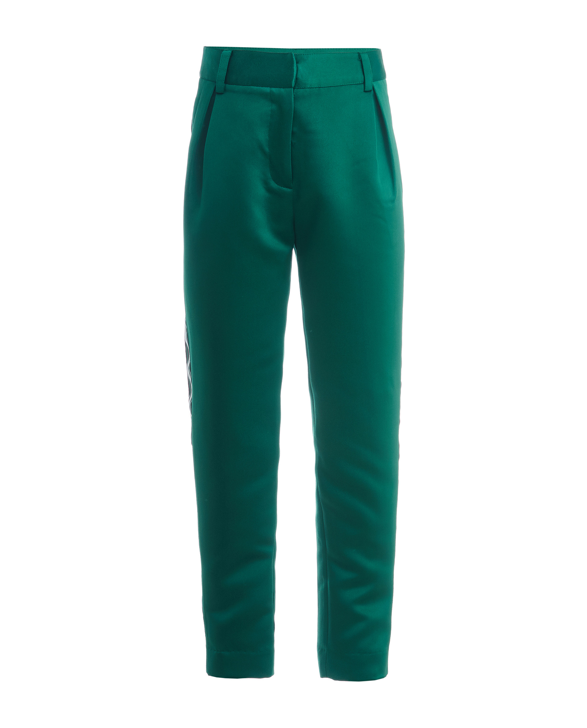 Купить 219GPGJC6301, Зеленые брюки с лампасами Gulliver, зеленый, 146, Женский, ОСЕНЬ/ЗИМА 2020-2021 (shop: GulliverMarket Gulliver Market)