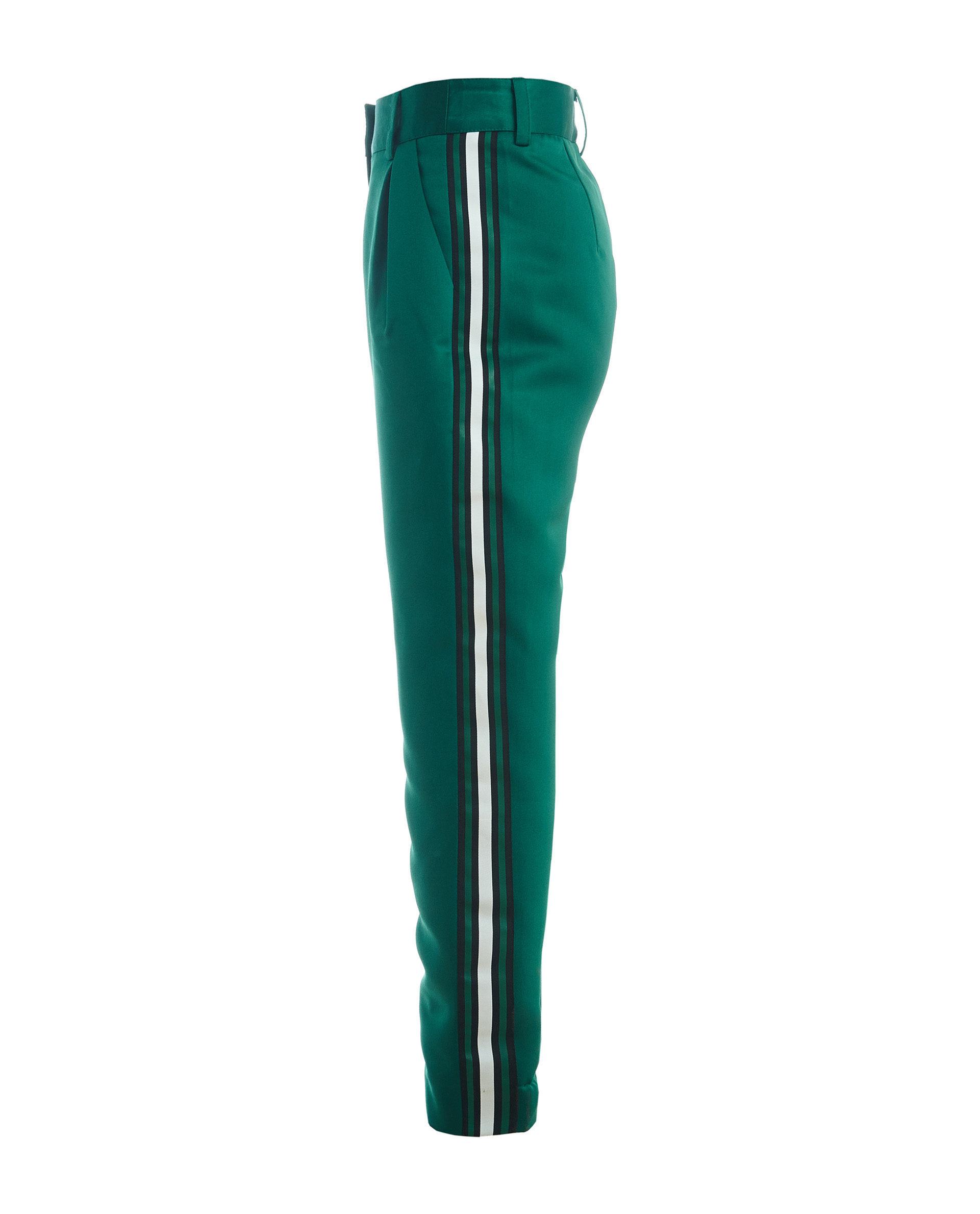 фото Зеленые брюки с лампасами gulliver
