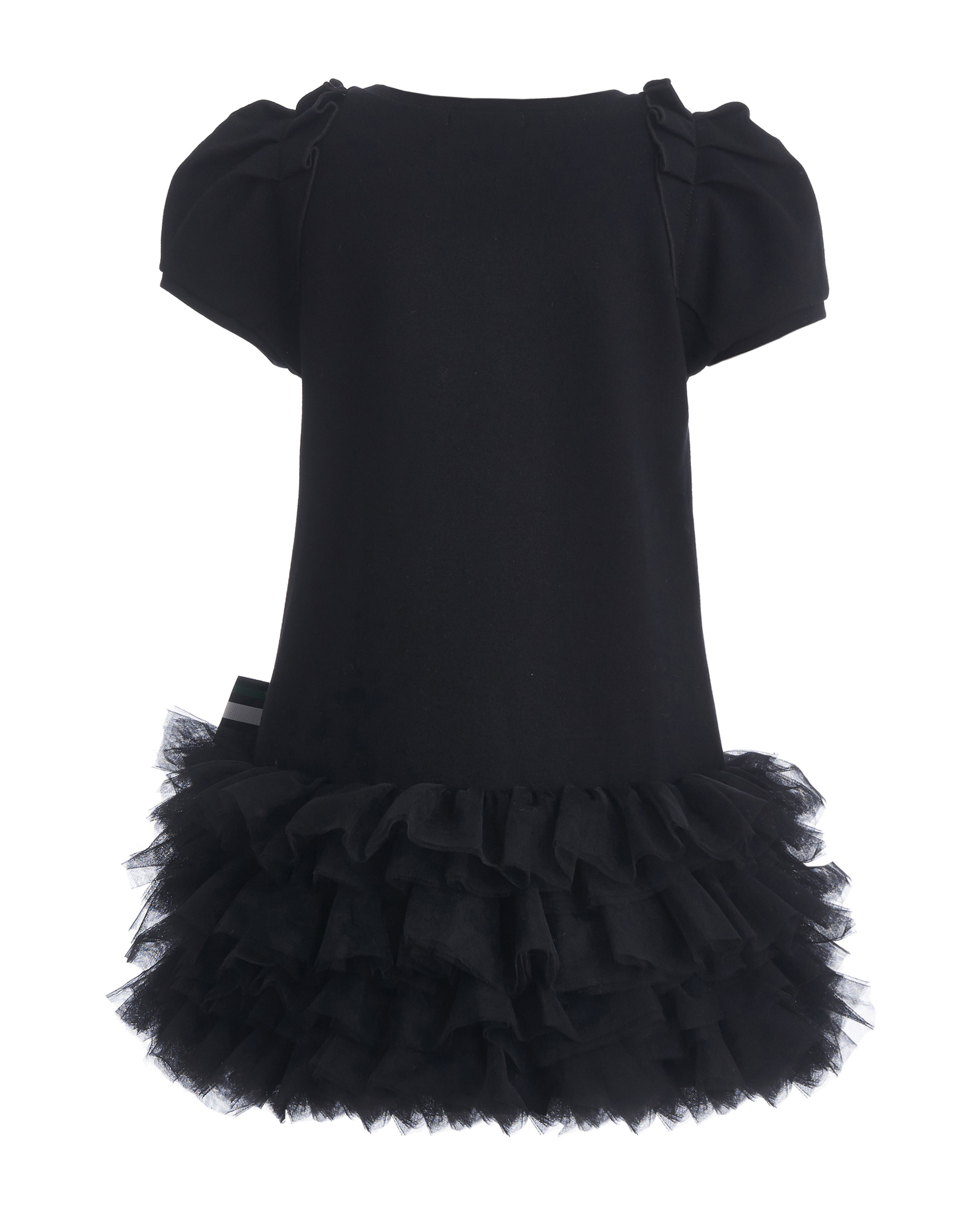 фото Черное нарядное платье gulliver