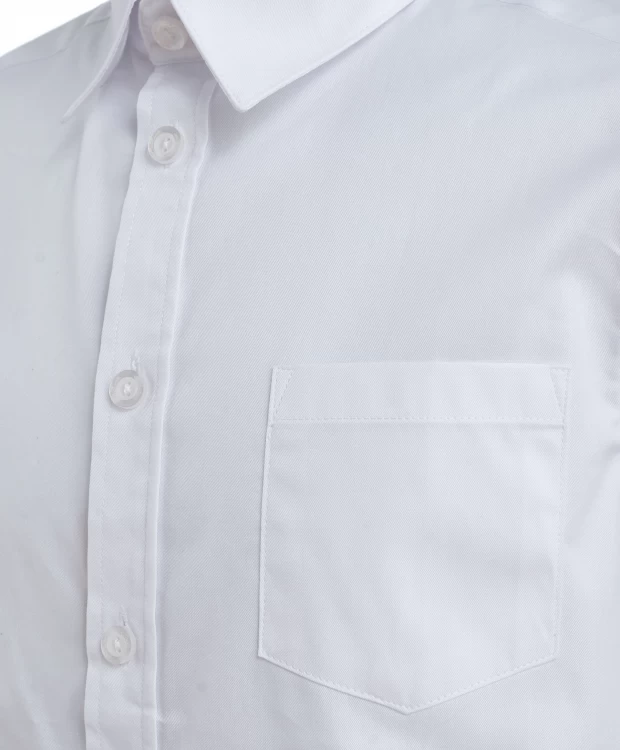 фото Белая рубашка с коротким рукавом gulliver (122)
