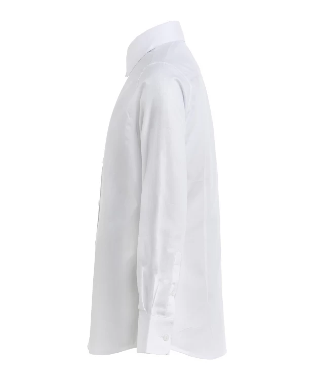 фото Белая рубашка с длинным рукавом gulliver (146)