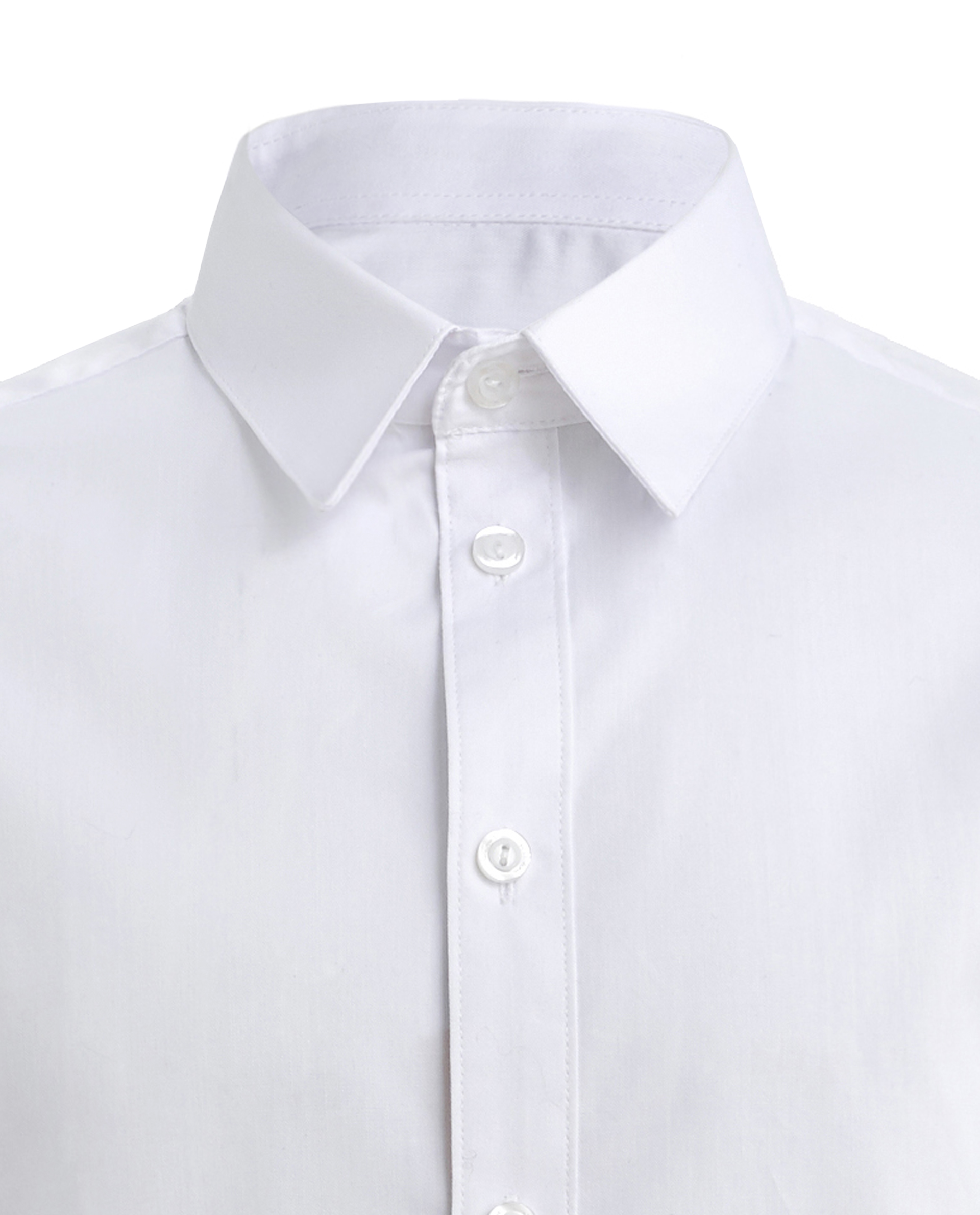 Белая рубашка с длинным рукавом Gulliver 219GSBC2319, размер 146, цвет белый - фото 4