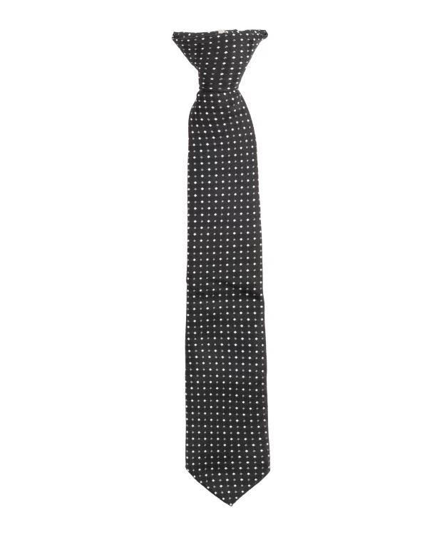 Черный галстук на клипсе Gulliver галстук на резинке черный gulliver