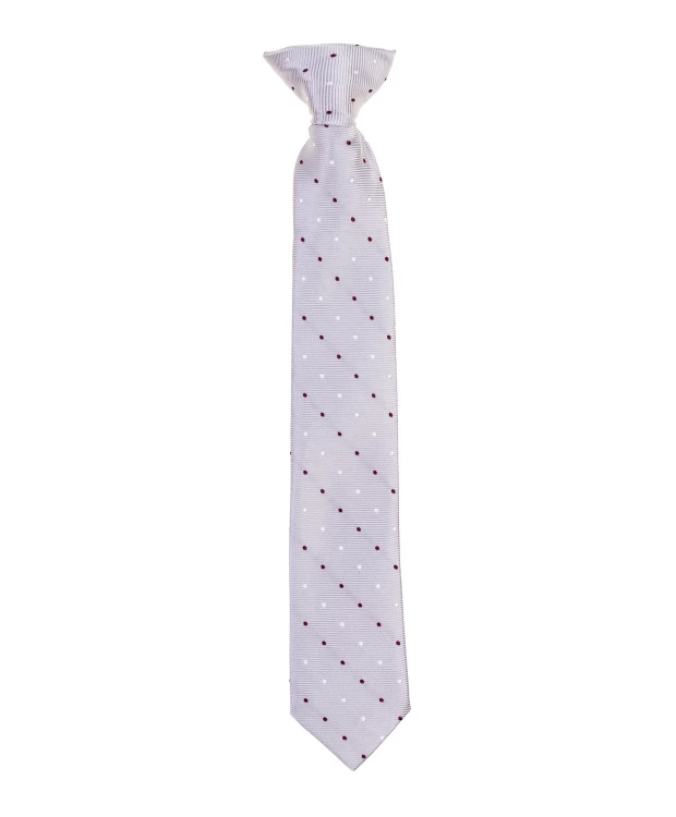 Серый галстук на клипсе Gulliver (122-140)