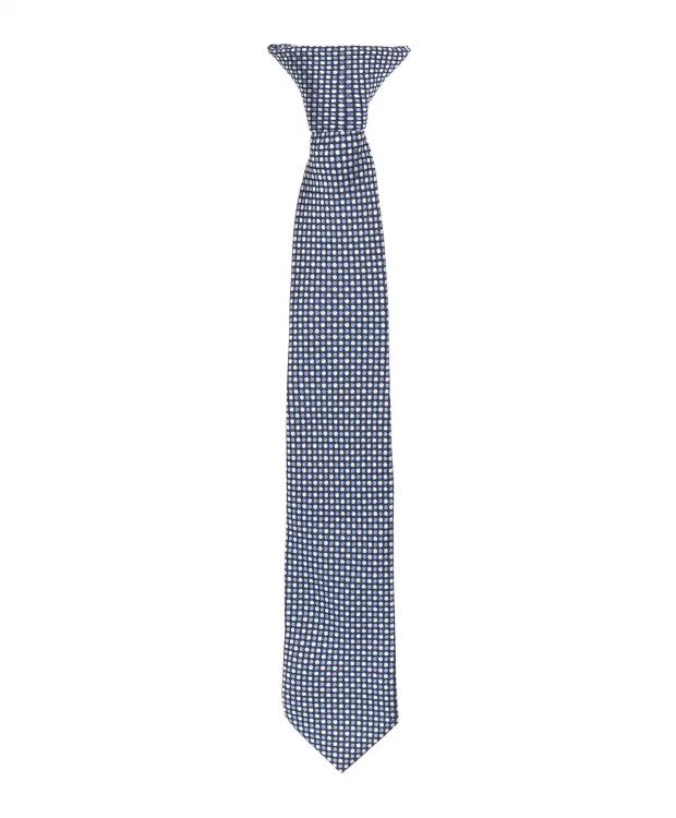 Синий галстук на клипсе Gulliver (146-170)