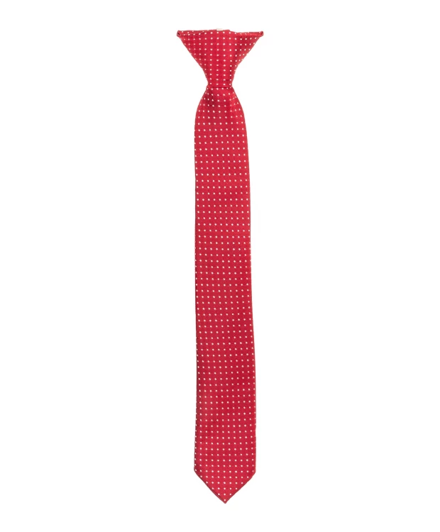 Красный галстук на клипсе Gulliver (122-140)
