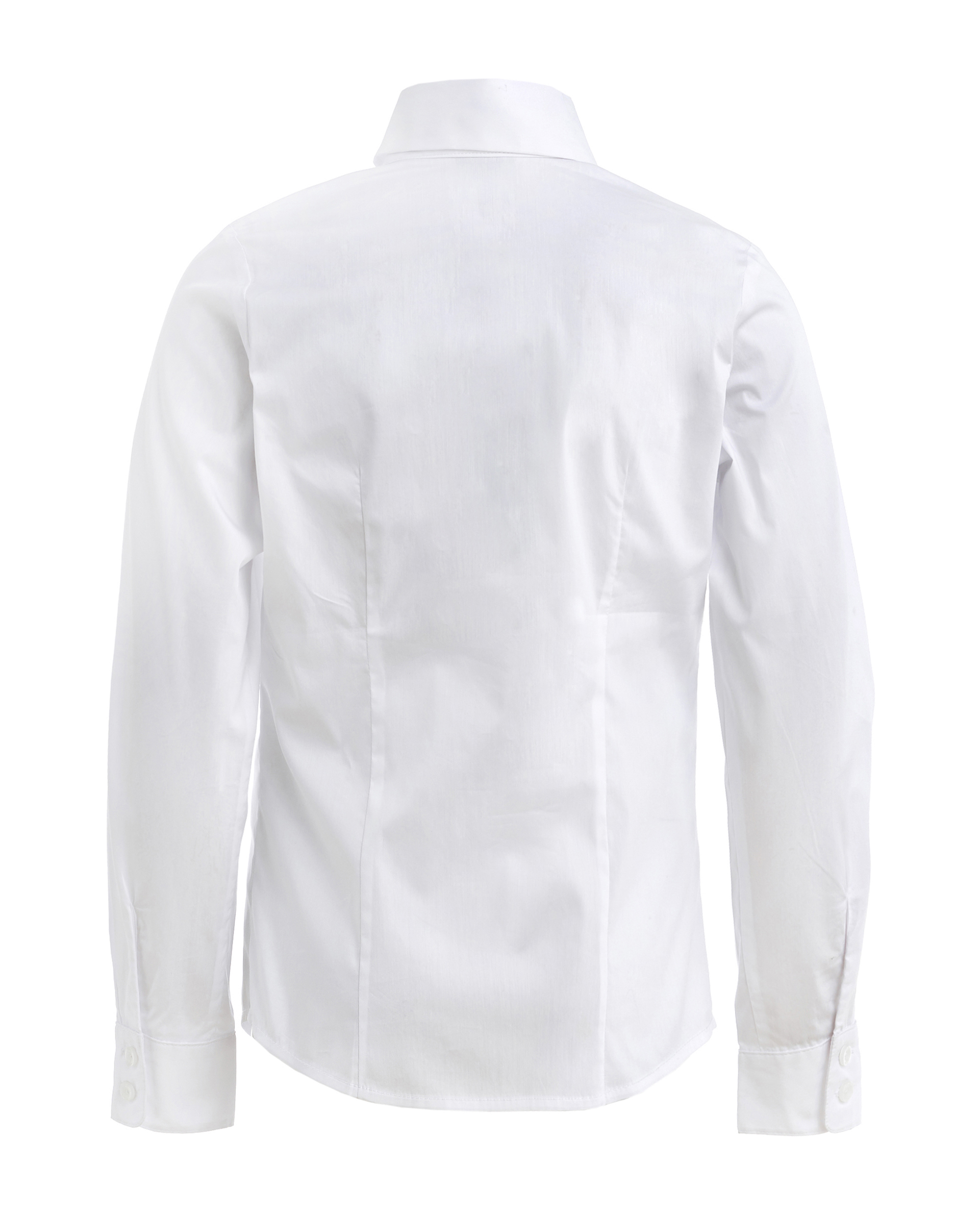 Белая блузка с воланом Gulliver 219GSGC2206, размер 170, цвет белый - фото 3