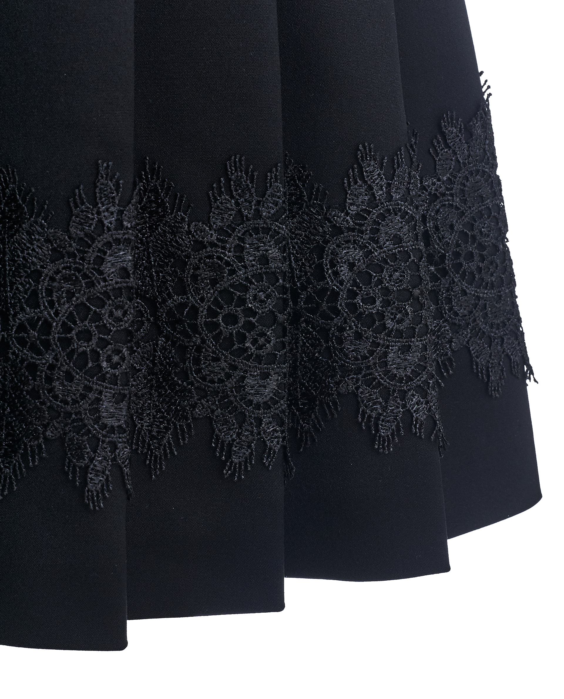 фото Черная юбка с узором gulliver