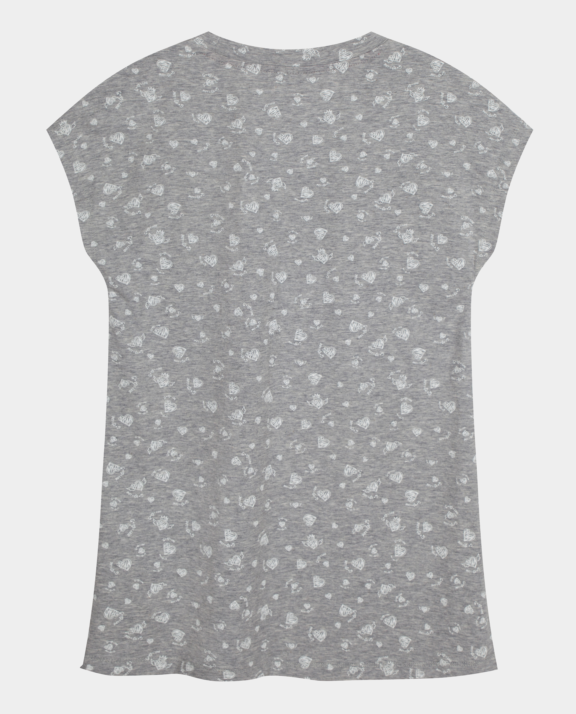 Серая ночная сорочка Gulliver 22000GC9801, размер 98-104, цвет серый - фото 2