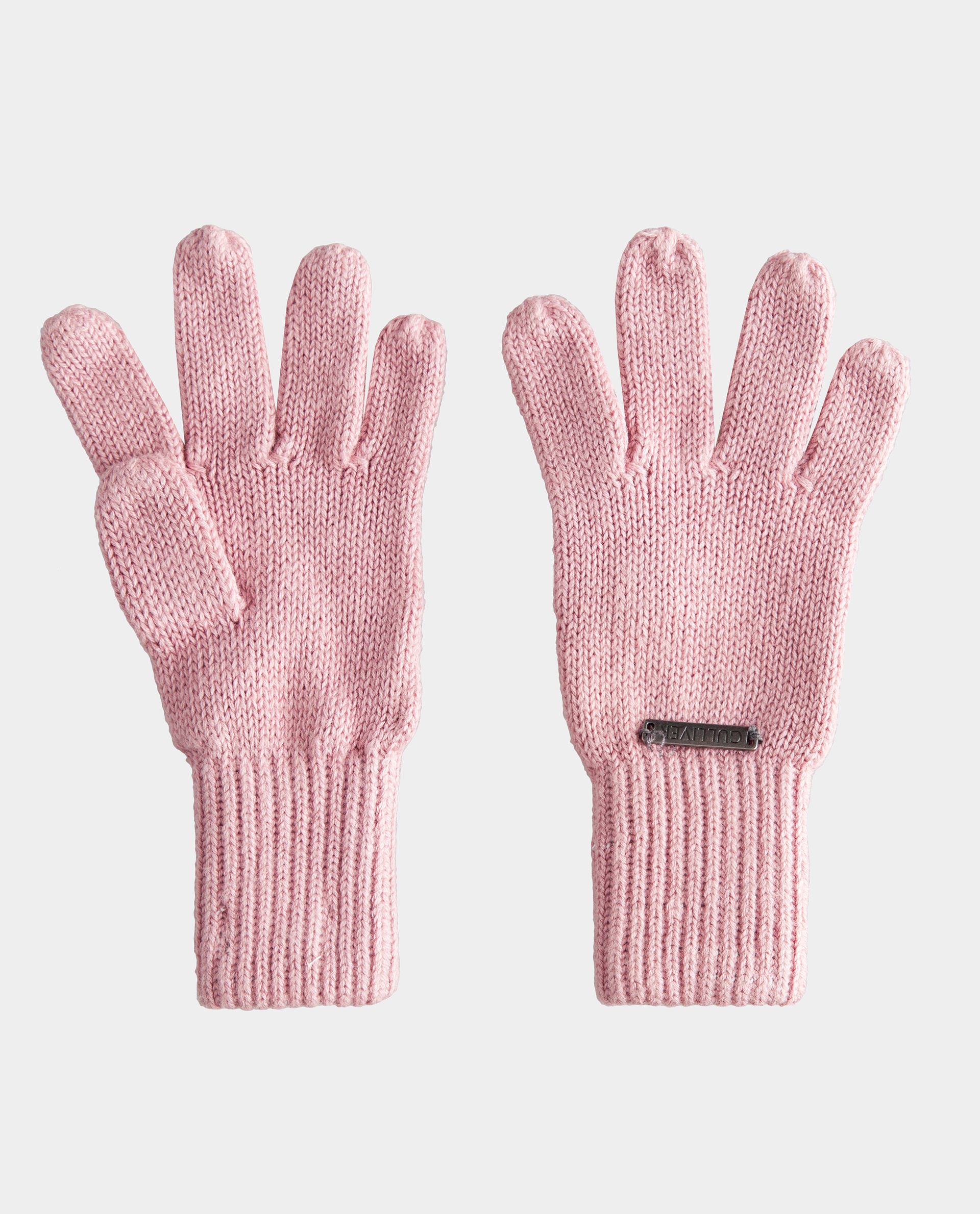 Розовые перчатки вязаные Gulliver 22001GMC7606, размер 14 - фото 1