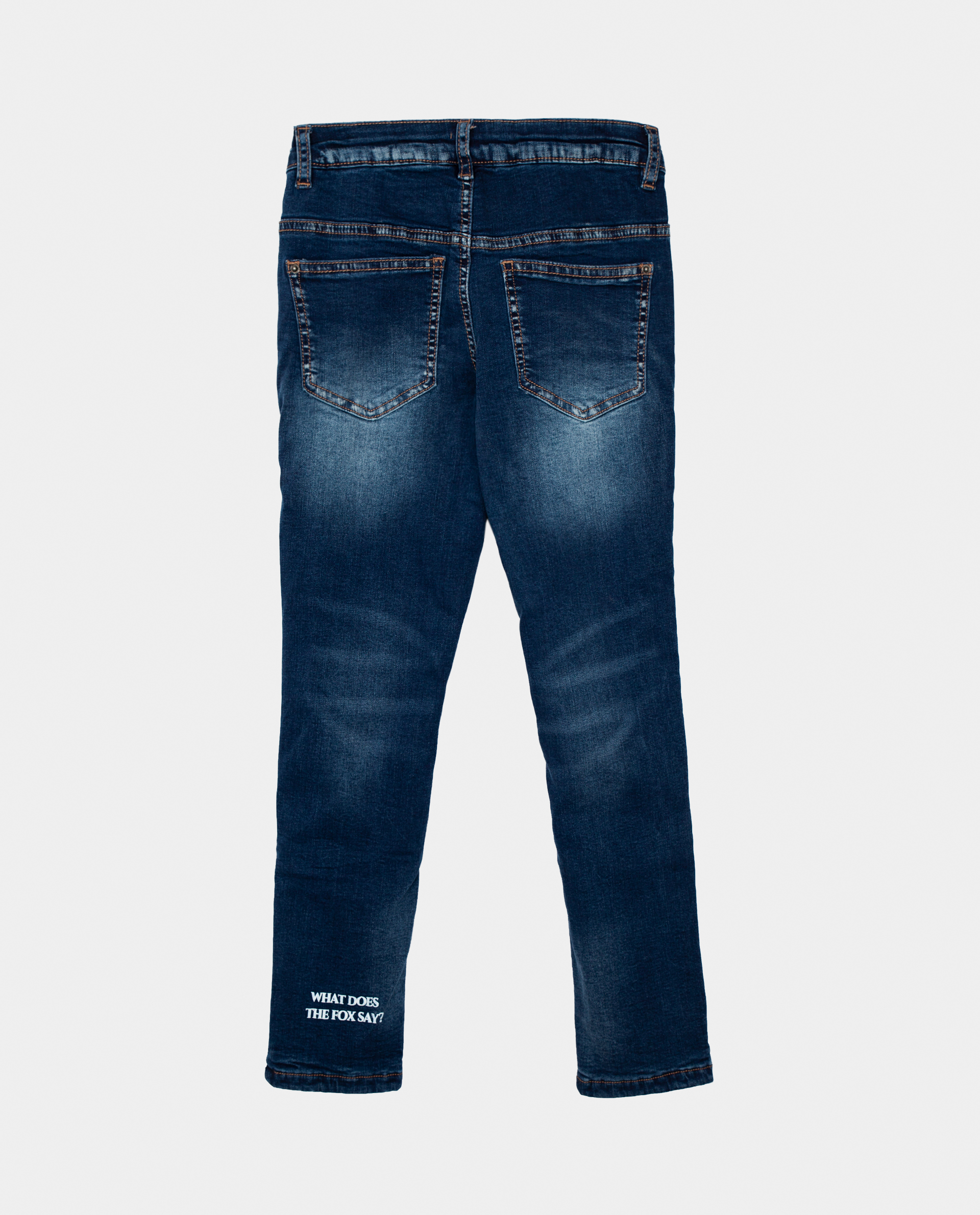 Голубые джинсы утепленные Gulliver 22002GMC6402, размер 128, цвет голубой regular fit / прямые - фото 2