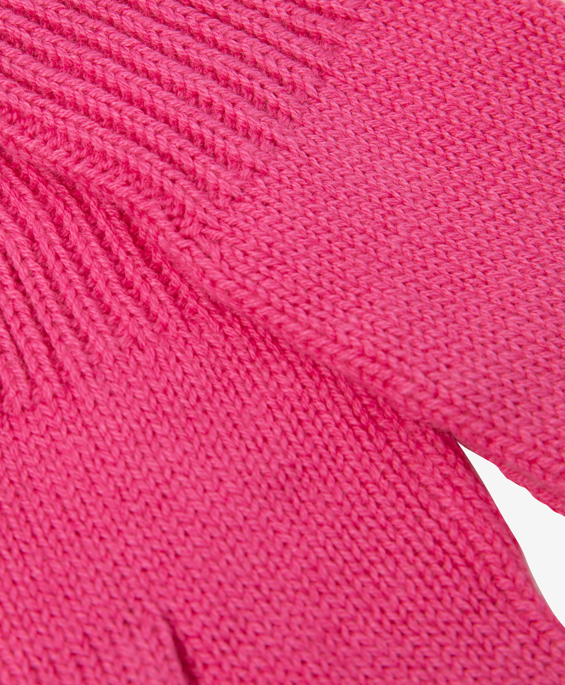 Перчатки вязаные розовые Gulliver 22003GMC7604, размер 14 - фото 2