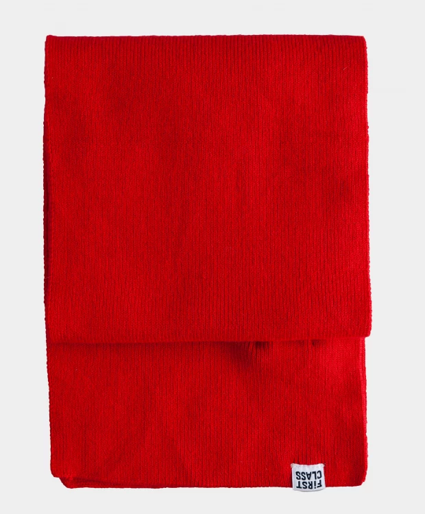 Красный шарф вязаный Gulliver (140*20)
