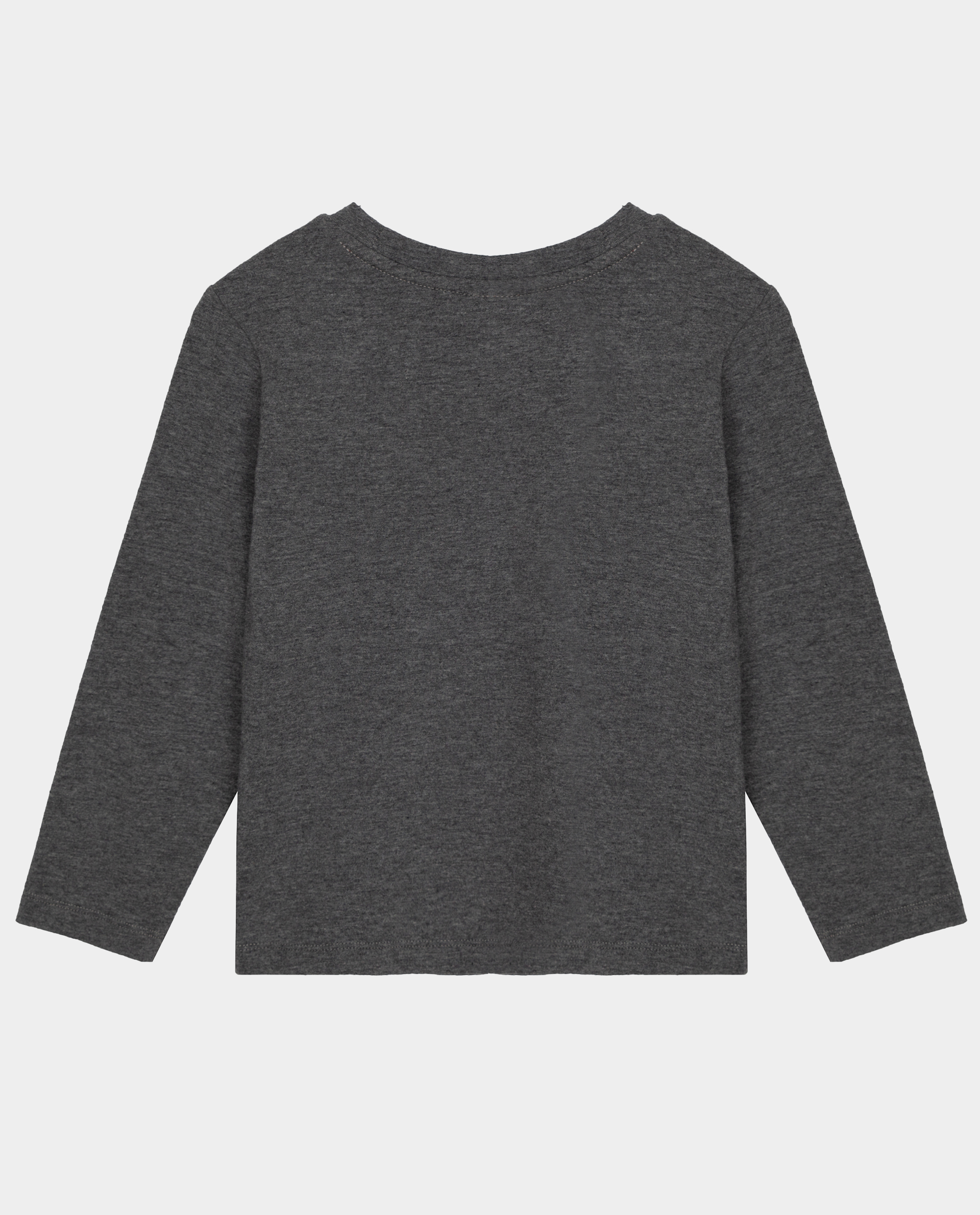 фото Серая футболка с длинным рукавом gulliver