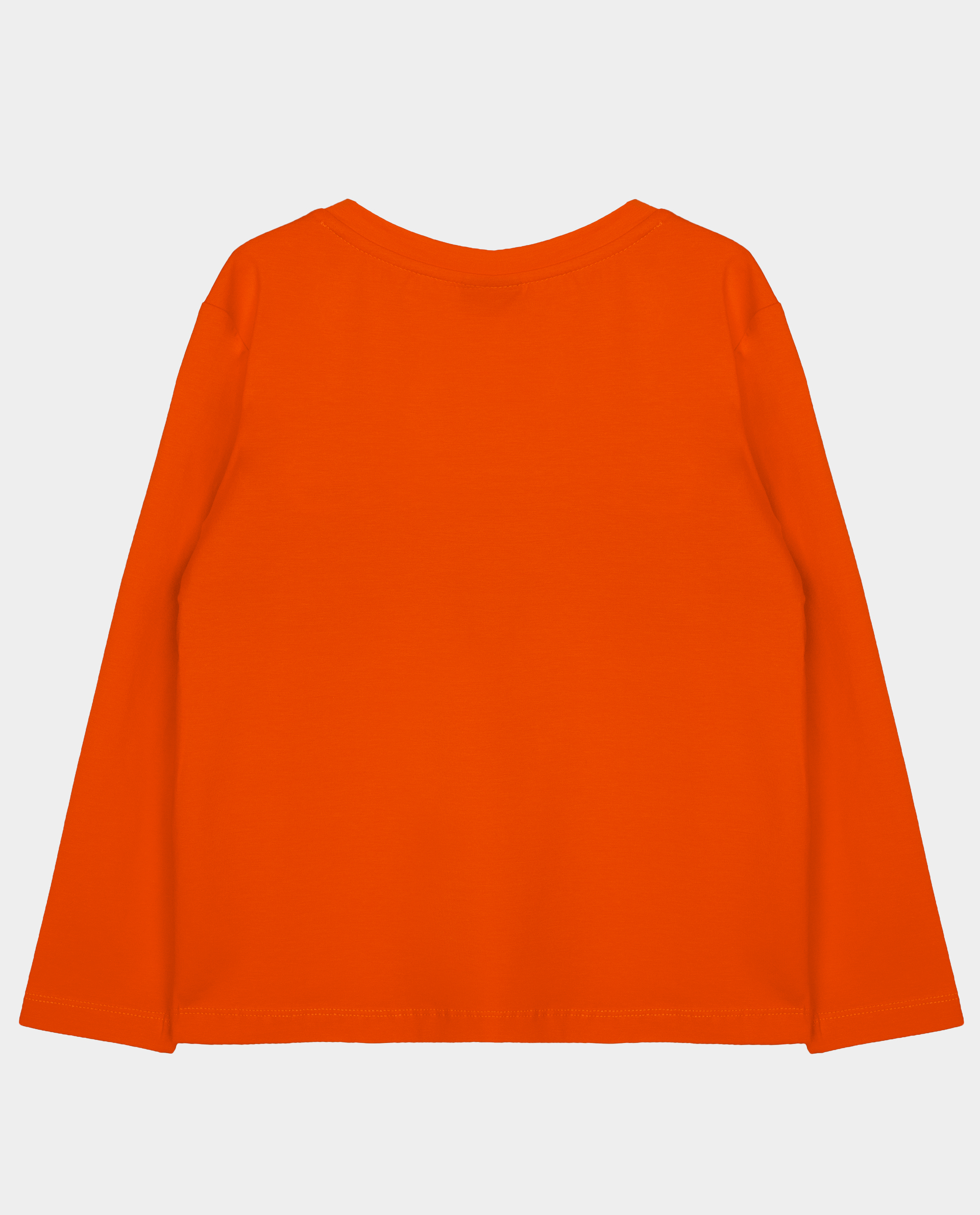 фото Оранжевая футболка с длинным рукавом gulliver