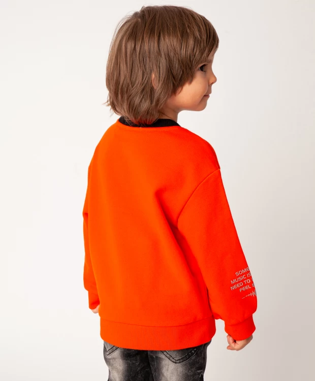 Оранжевая толстовка Gulliver (128), размер 128, цвет оранжевый Оранжевая толстовка Gulliver (128) - фото 2