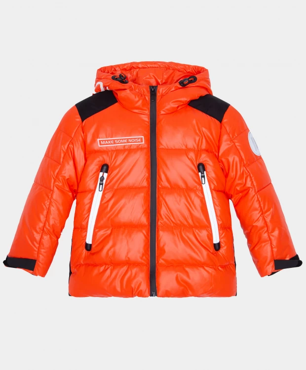 Оранжевая куртка зимняя Gulliver