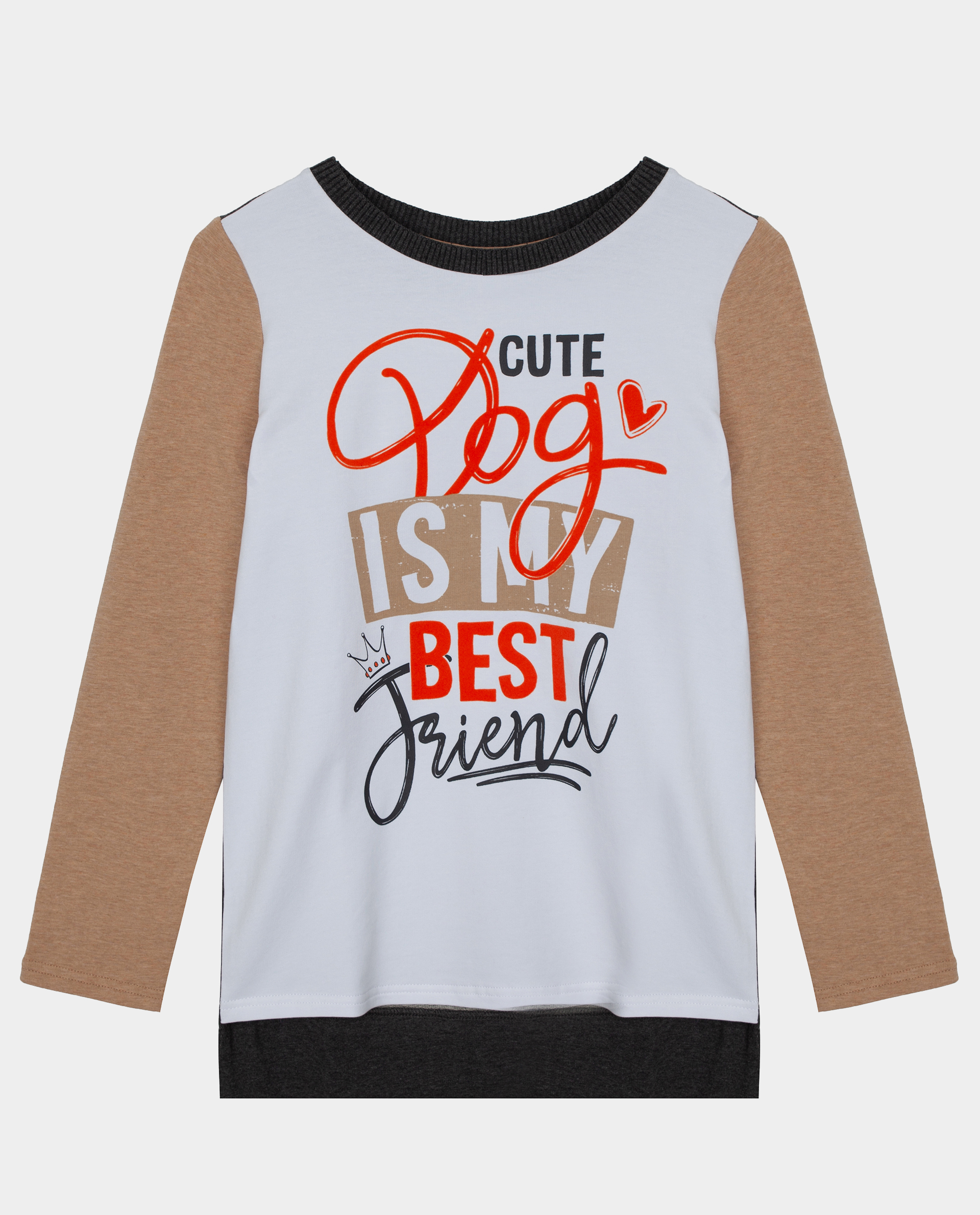 фото Принтованная футболка с длинным рукавом gulliver