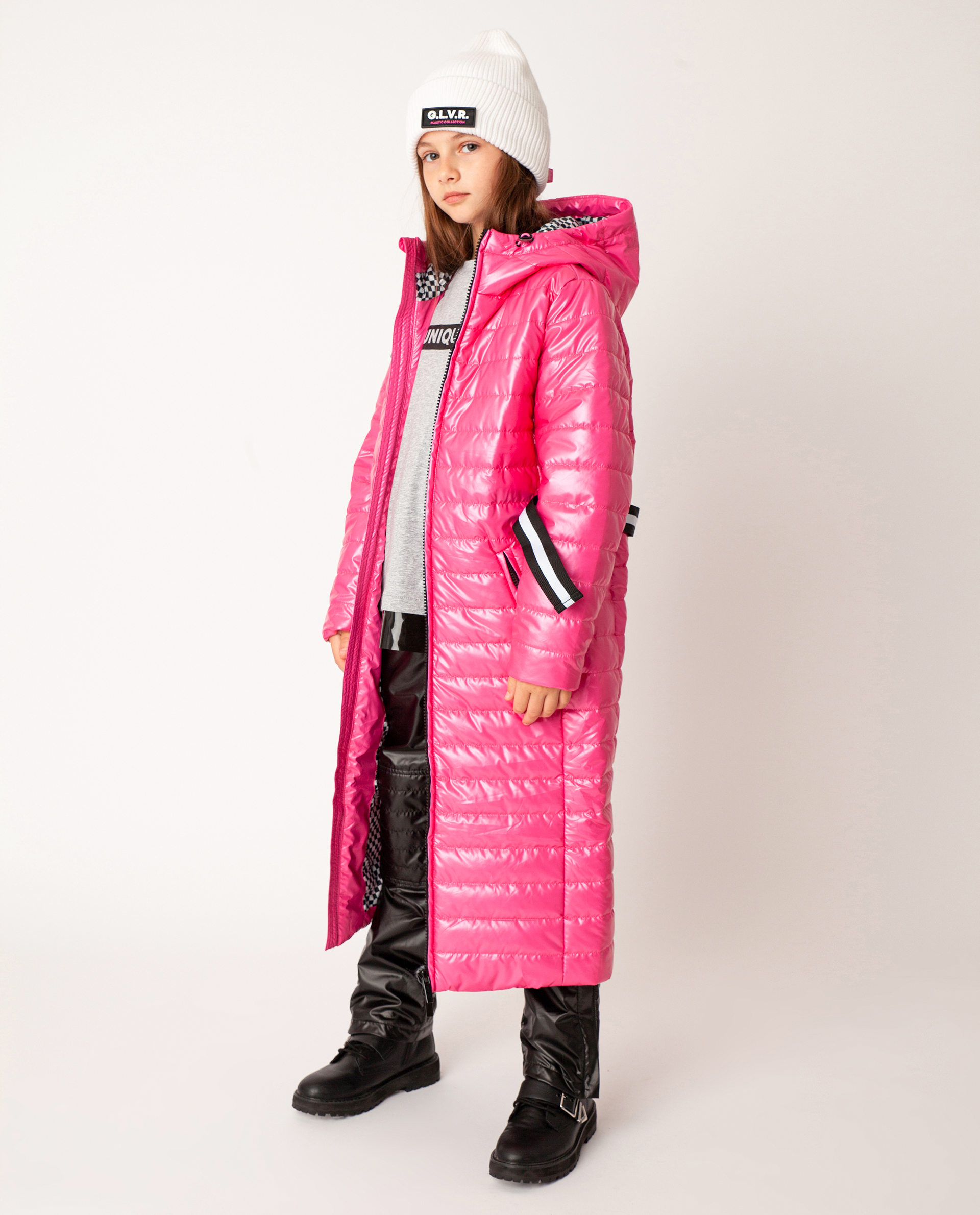 Розовое пальто демисезонное Gulliver 22009GJC4510, размер 152, цвет розовый - фото 2