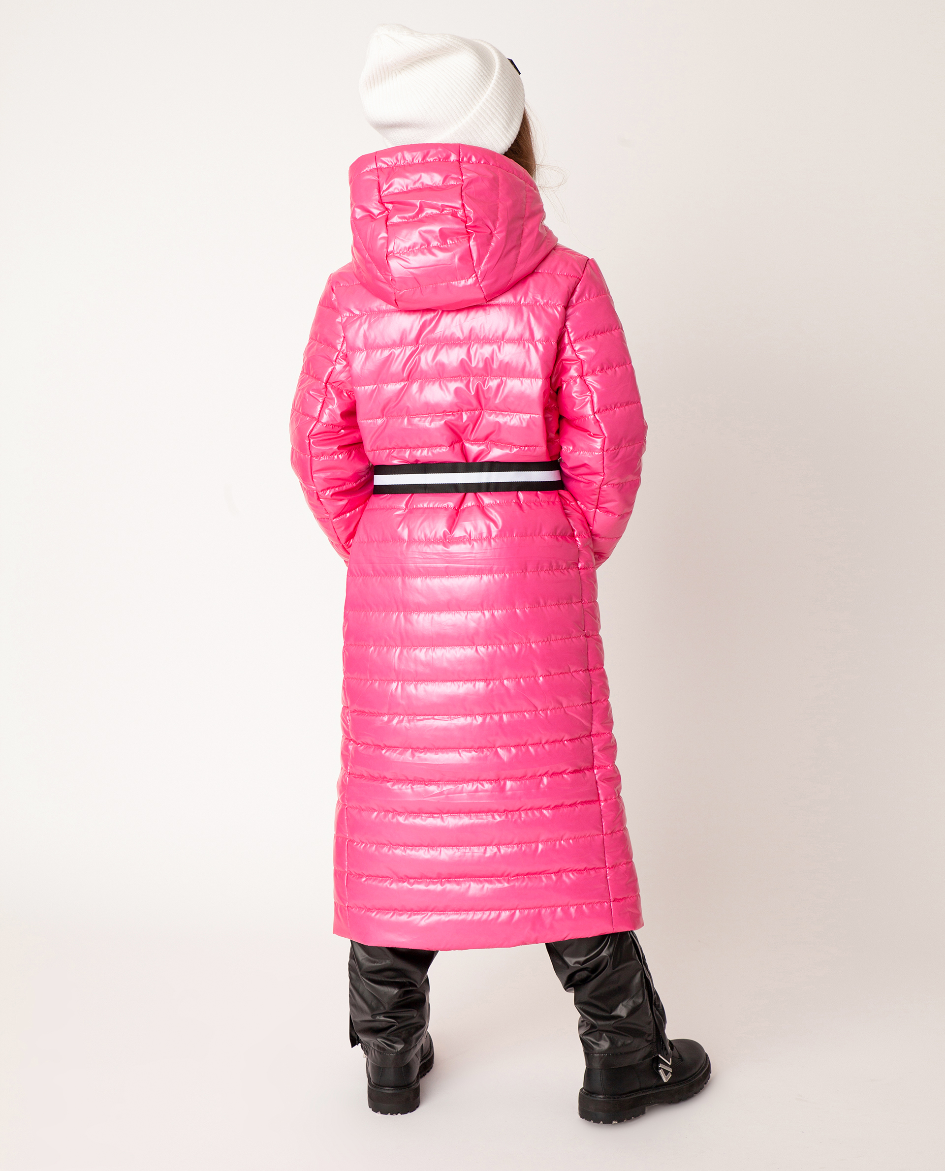 фото Розовое пальто демисезонное gulliver