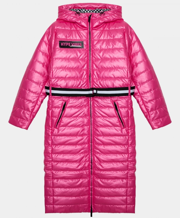 Розовое пальто демисезонное Gulliver