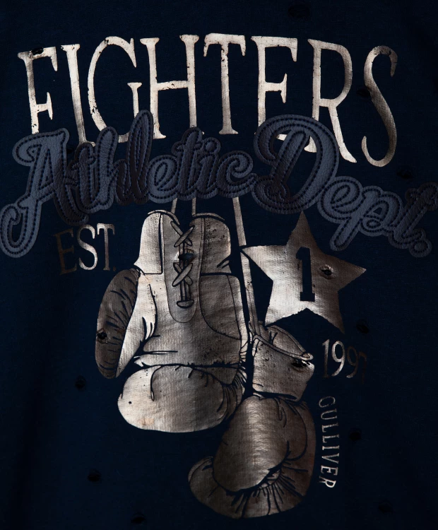 фото Синяя толстовка gulliver (140)