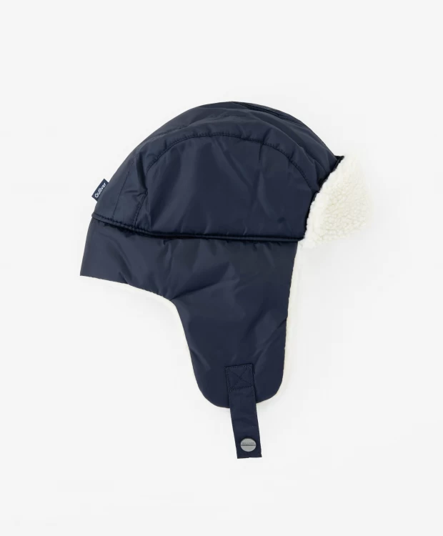 фото Шапка-ушанка плащевая с шевроном gulliver (54)