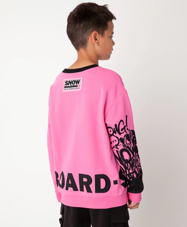 фото Розовая толстовка gulliver (140)