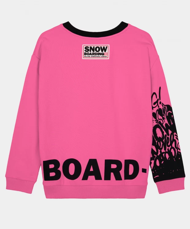 фото Розовая толстовка gulliver (140)