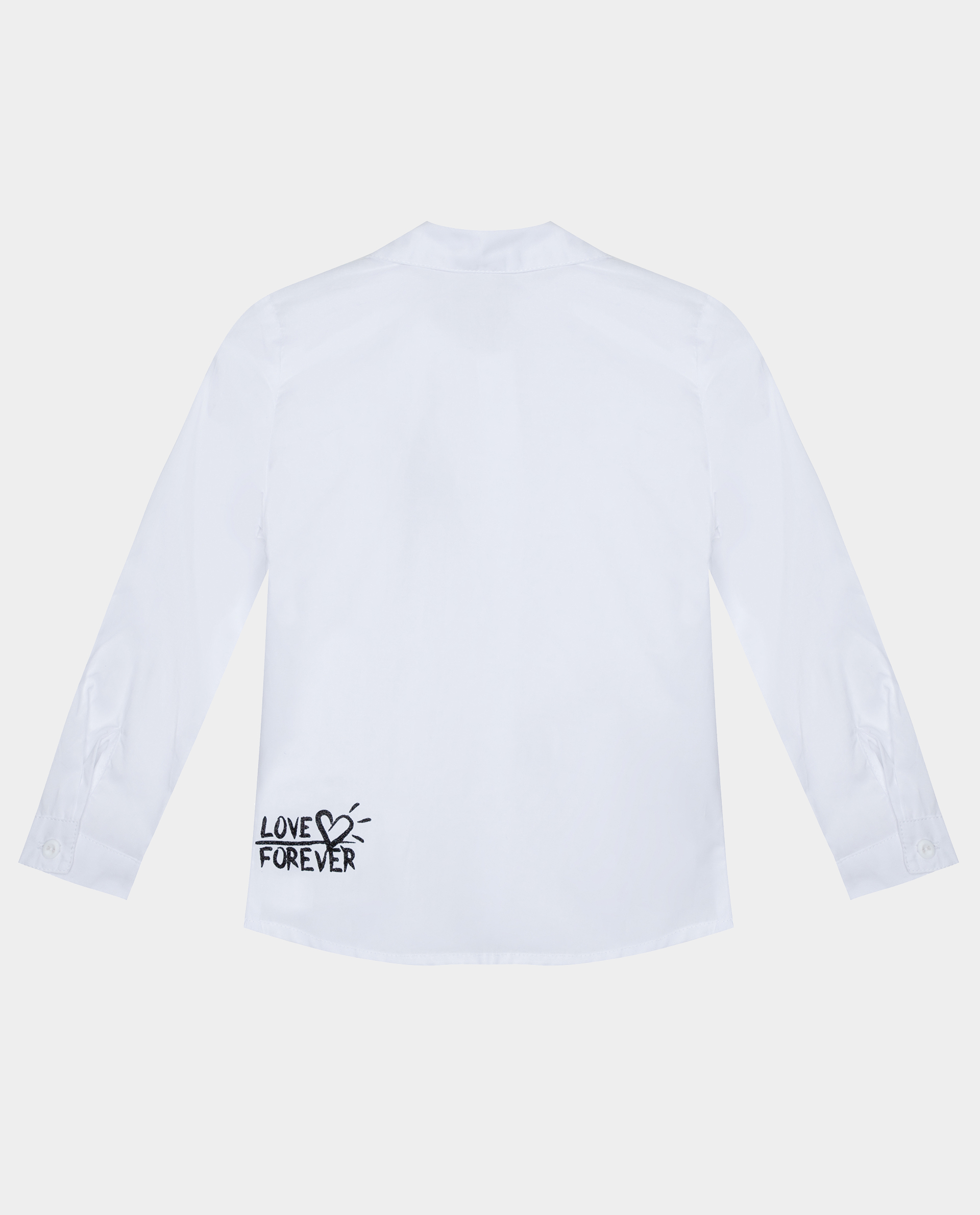 Белая рубашка с длинным рукавом Gulliver 22031GBC2201, размер 80, цвет белый - фото 2