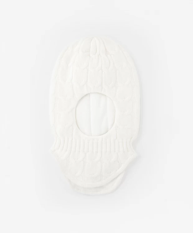 Шлем вязаный молочного цвета Gulliver (48-50)