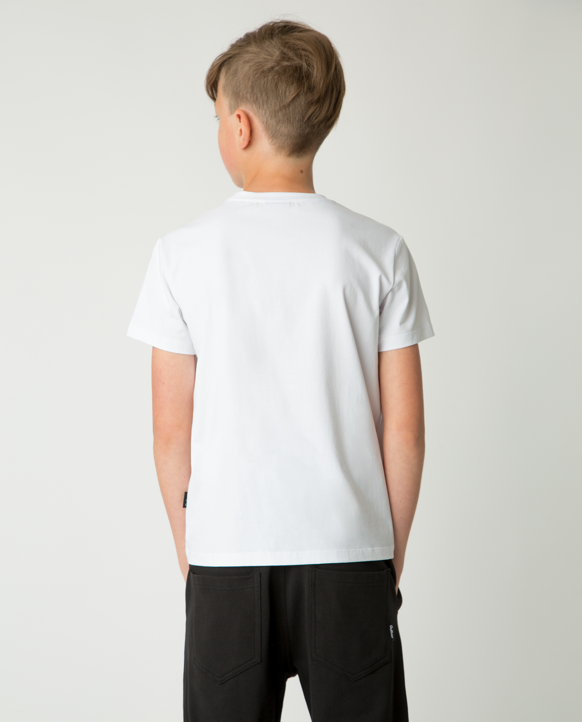 Белая футболка Gulliver 220GSBC1201, размер 146, цвет белый - фото 2