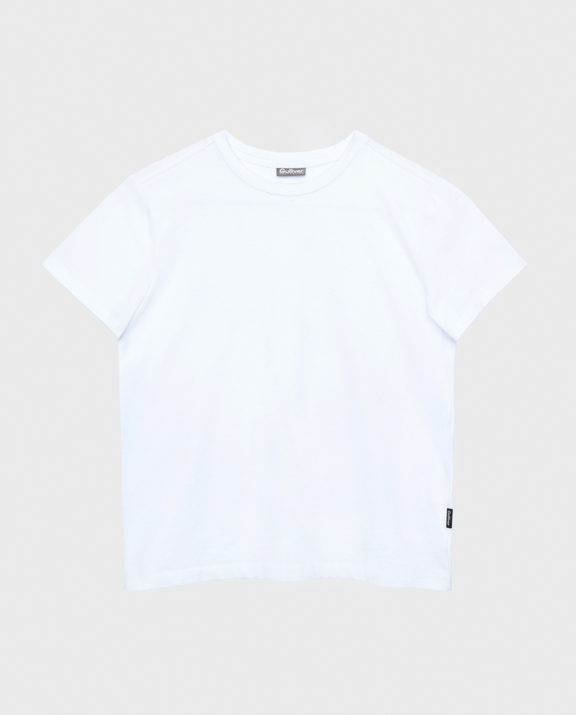 Белая футболка Gulliver 220GSBC1201, размер 146, цвет белый - фото 3