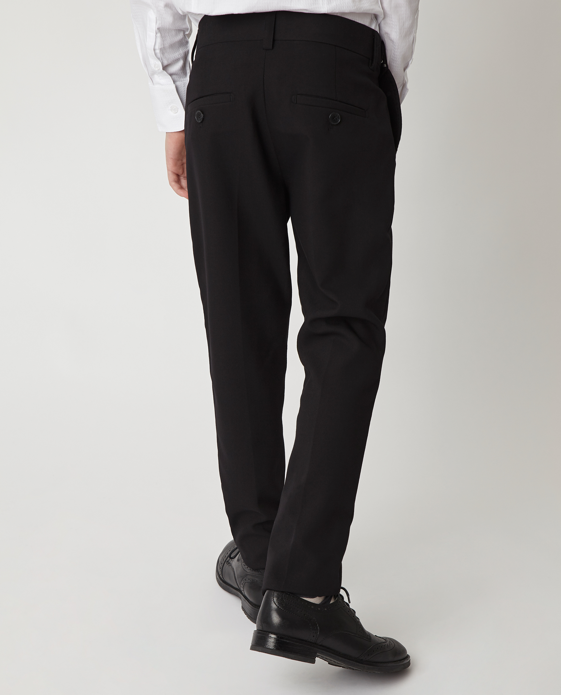 Черные узкие брюки Gulliver 220GSBC6304, размер 140, цвет черный slim / узкие - фото 2