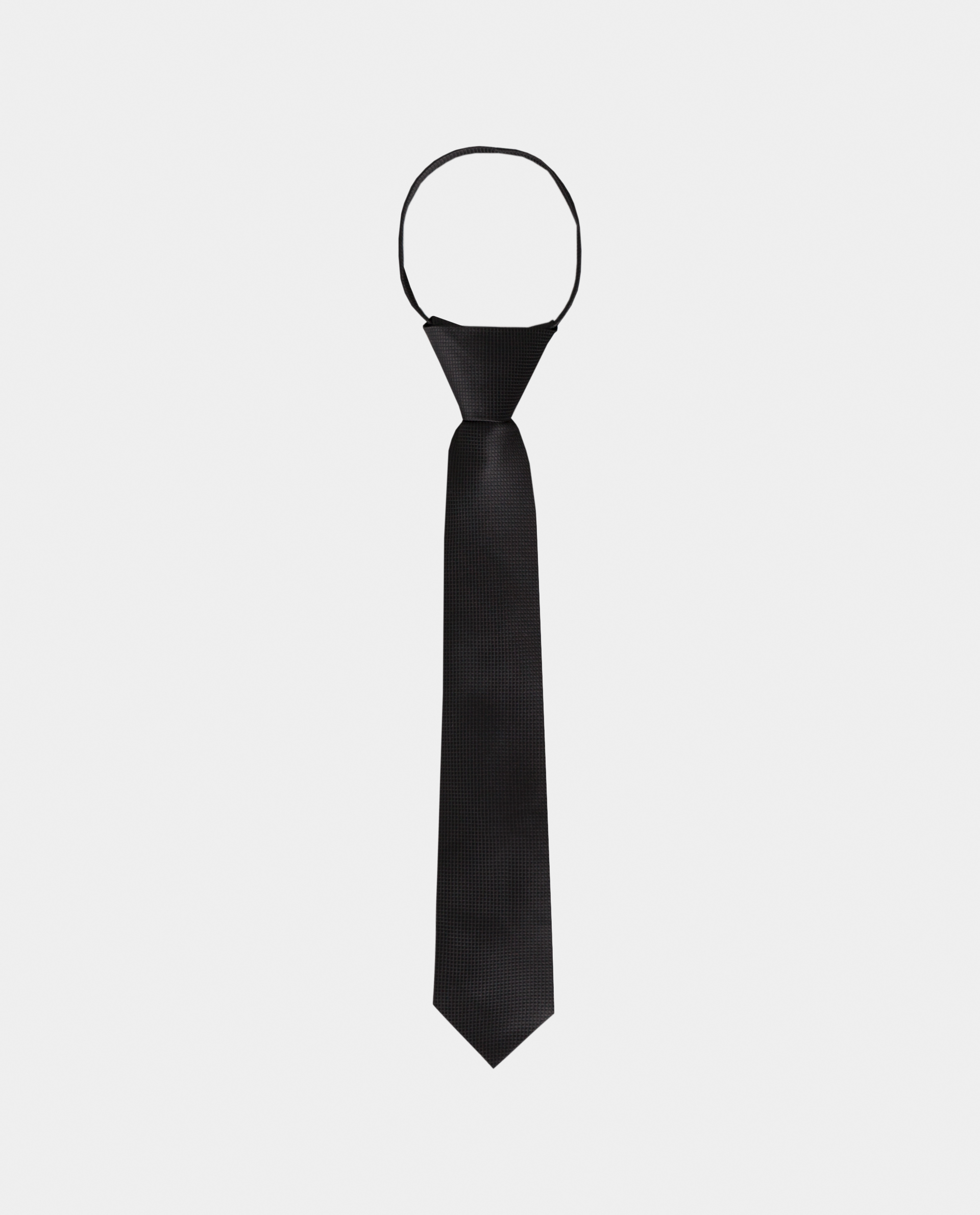 Черный фактурный галстук Gulliver