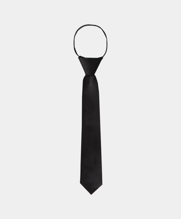Черный фактурный галстук Gulliver (122-140)