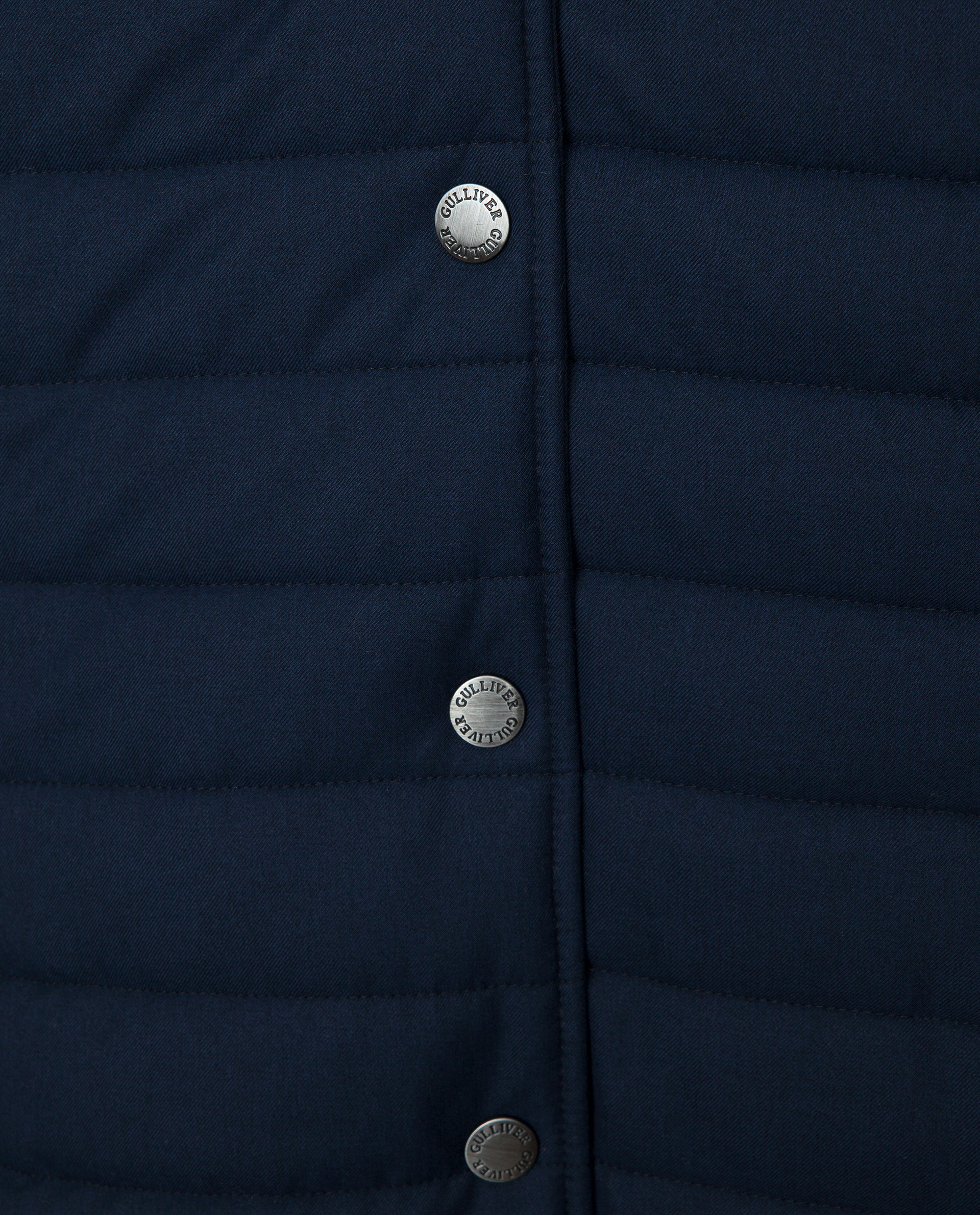 Синее пальто Gulliver 220GSGC4503, размер 122, цвет синий - фото 5