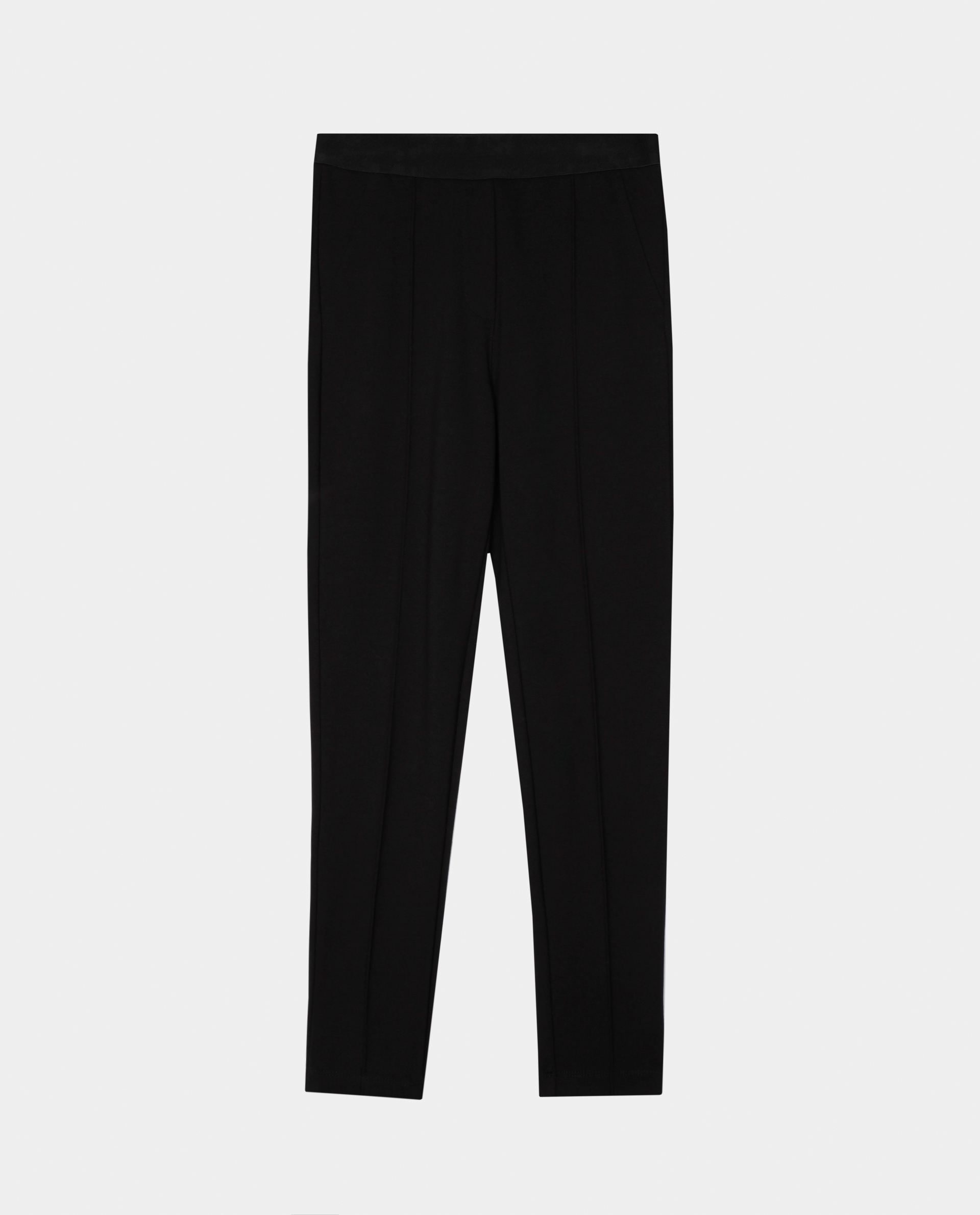 Черные брюки из джерси Gulliver 220GSGC5601, размер 152, цвет черный regular fit / прямые - фото 4