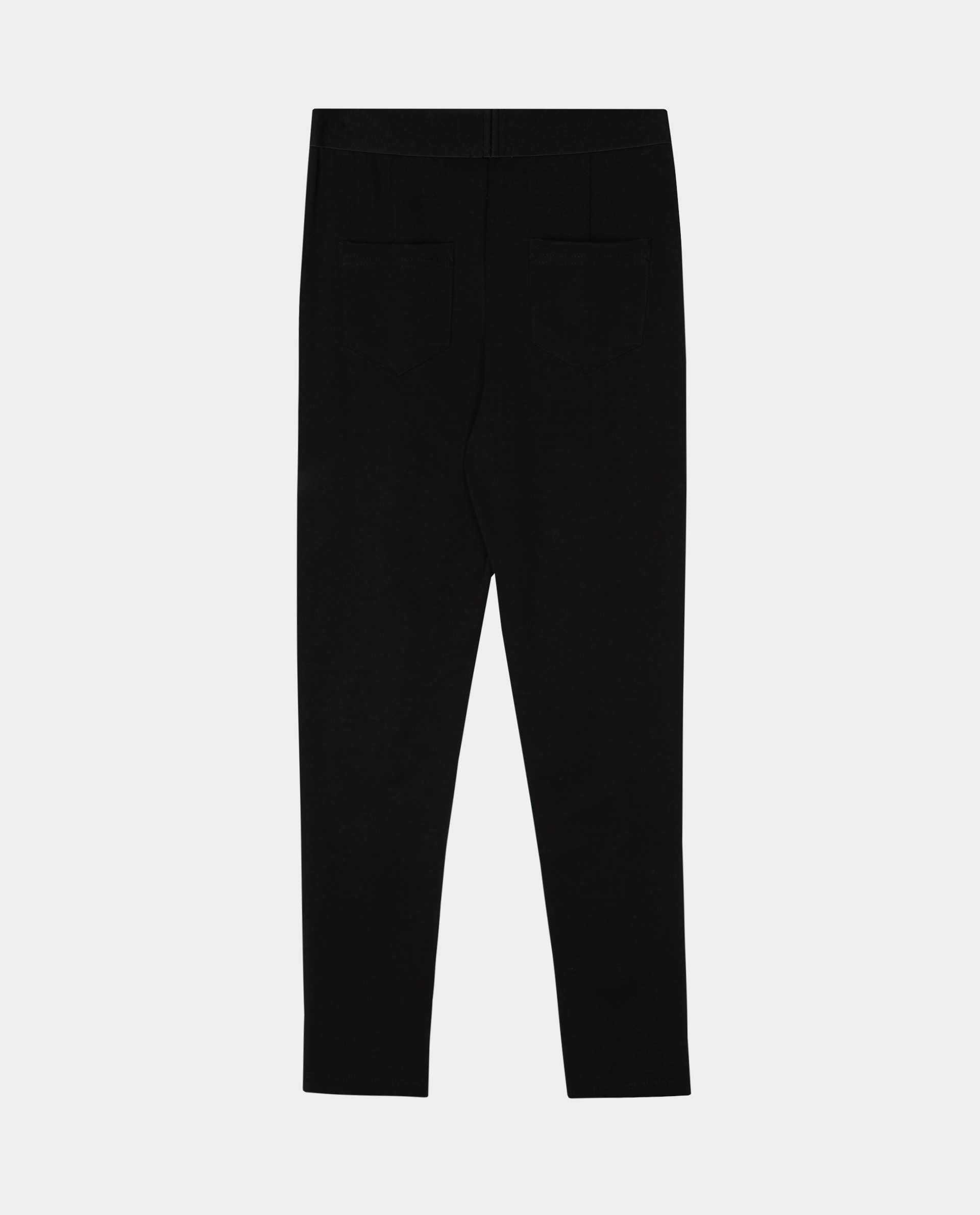 Черные брюки из джерси Gulliver 220GSGC5601, размер 158, цвет черный regular fit / прямые - фото 5