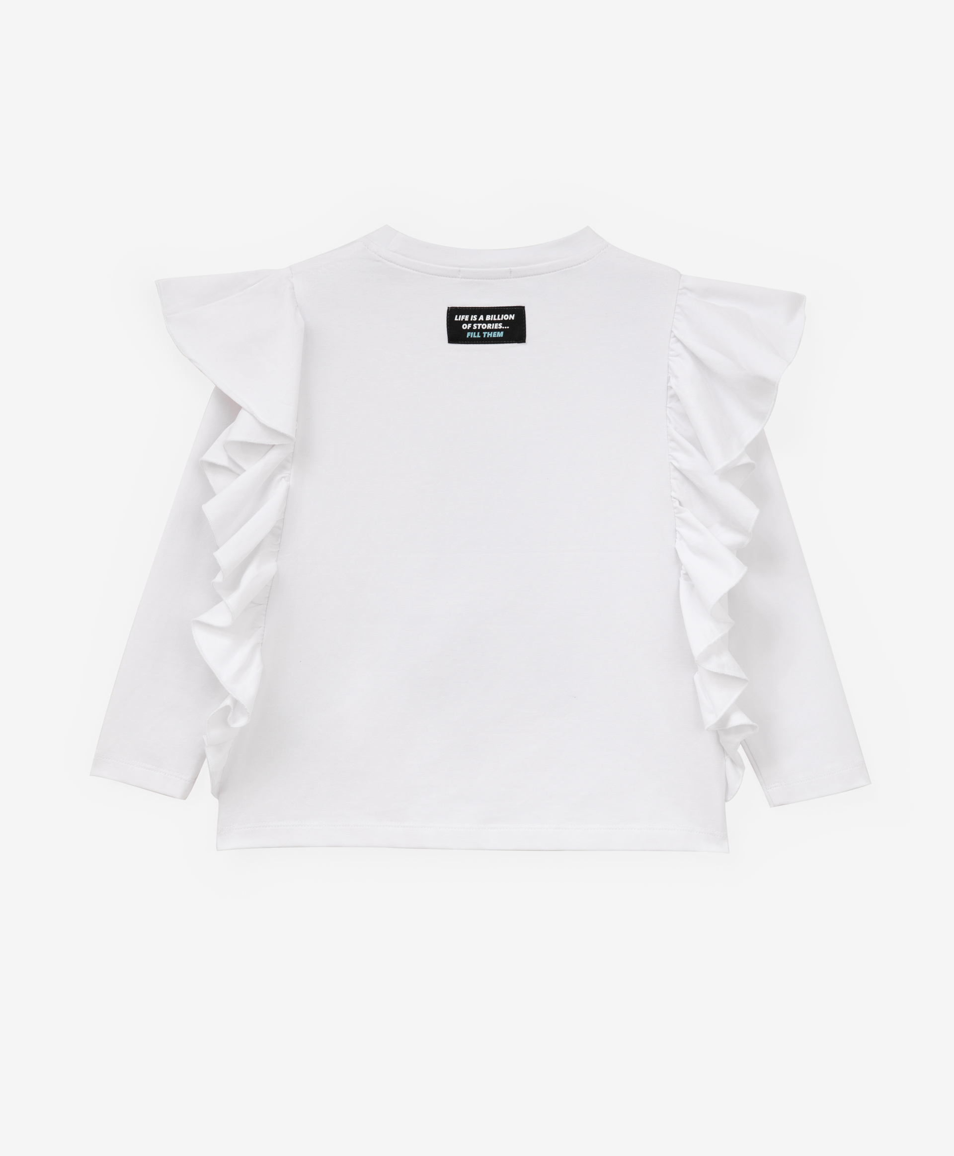 Блузка с принтом Gulliver 22101GMC1203, размер 128, цвет белый - фото 4