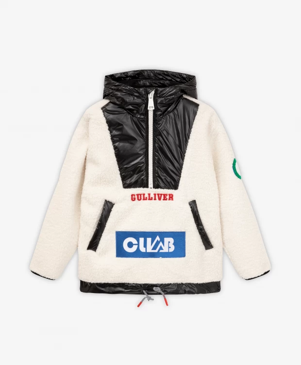 фото Толстовка на молнии из искусственного меха gulliver (134)