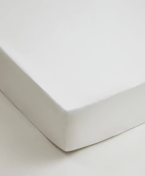 Простыня на резинке белая 90х200+35 см Gulliver (90x200+35)
