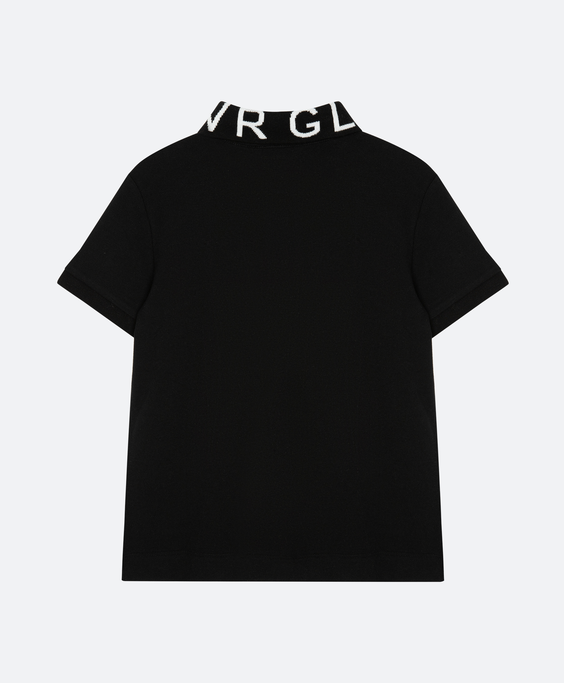 Поло черное с коротким рукавом Gulliver 221GSBJC1403, размер 170, цвет черный - фото 4