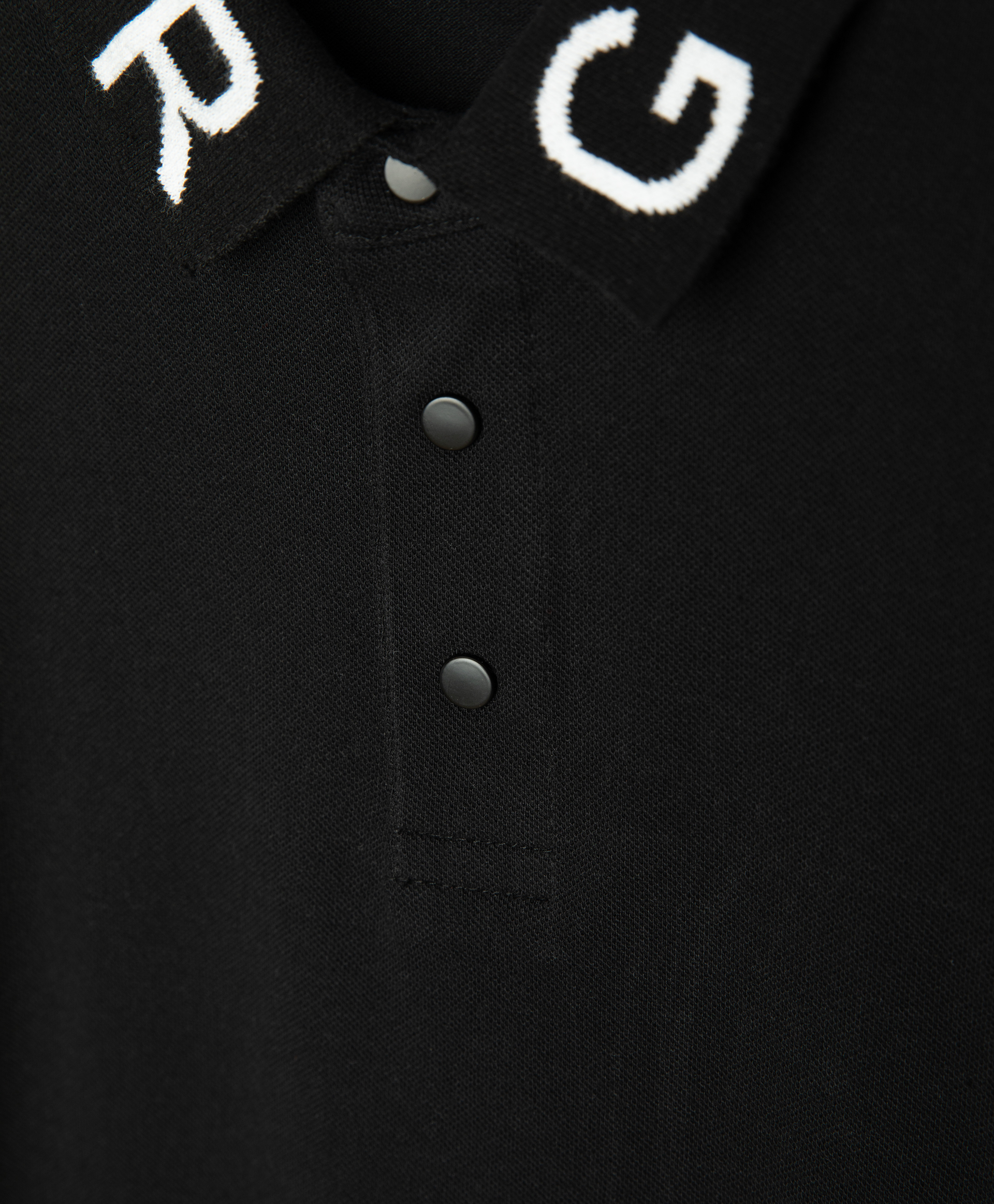 Поло черное с коротким рукавом Gulliver 221GSBJC1403, размер 170, цвет черный - фото 5