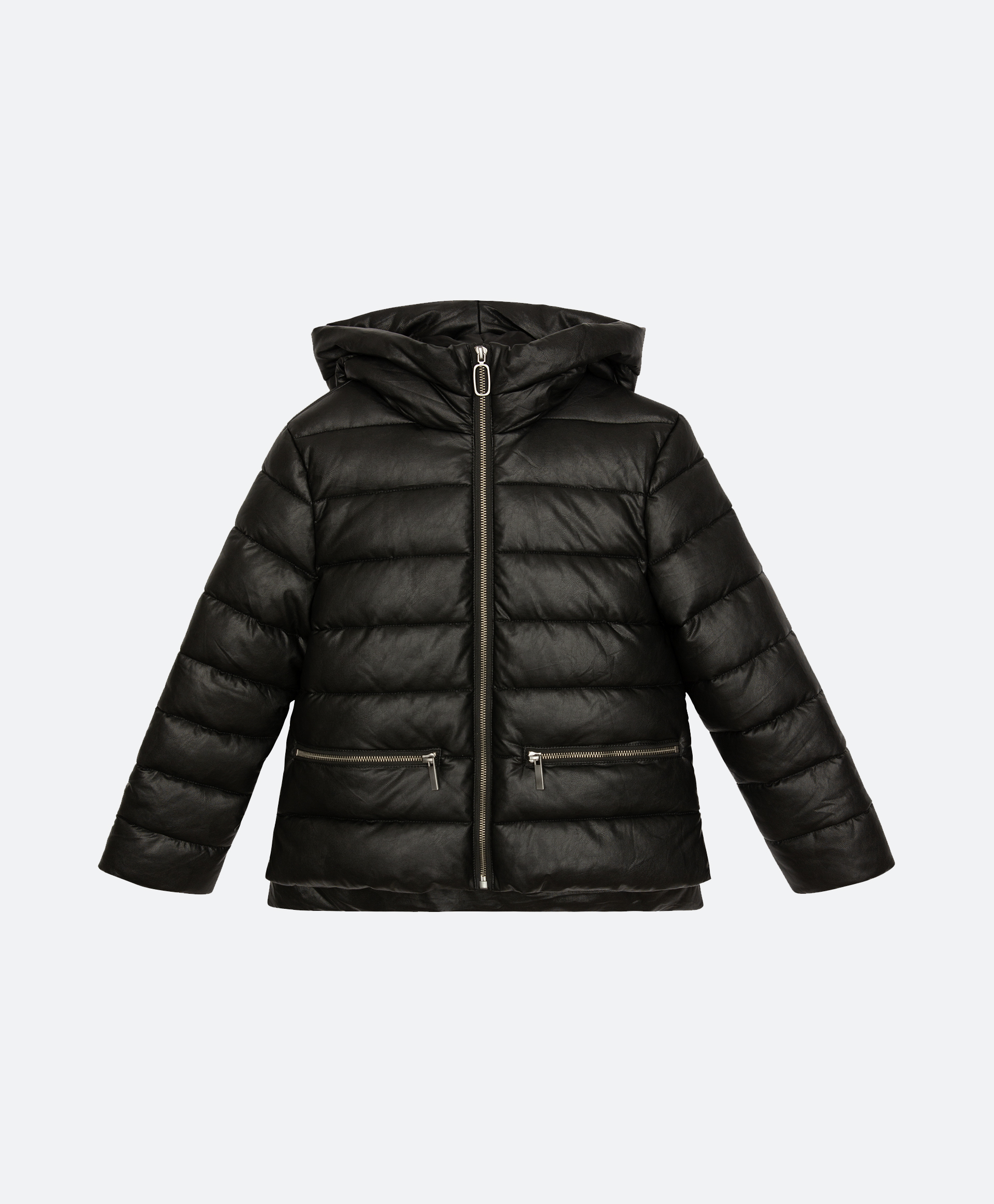 Куртка черная с капюшоном демисезонная Gulliver 221GSGC4101, размер 134, цвет черный - фото 3