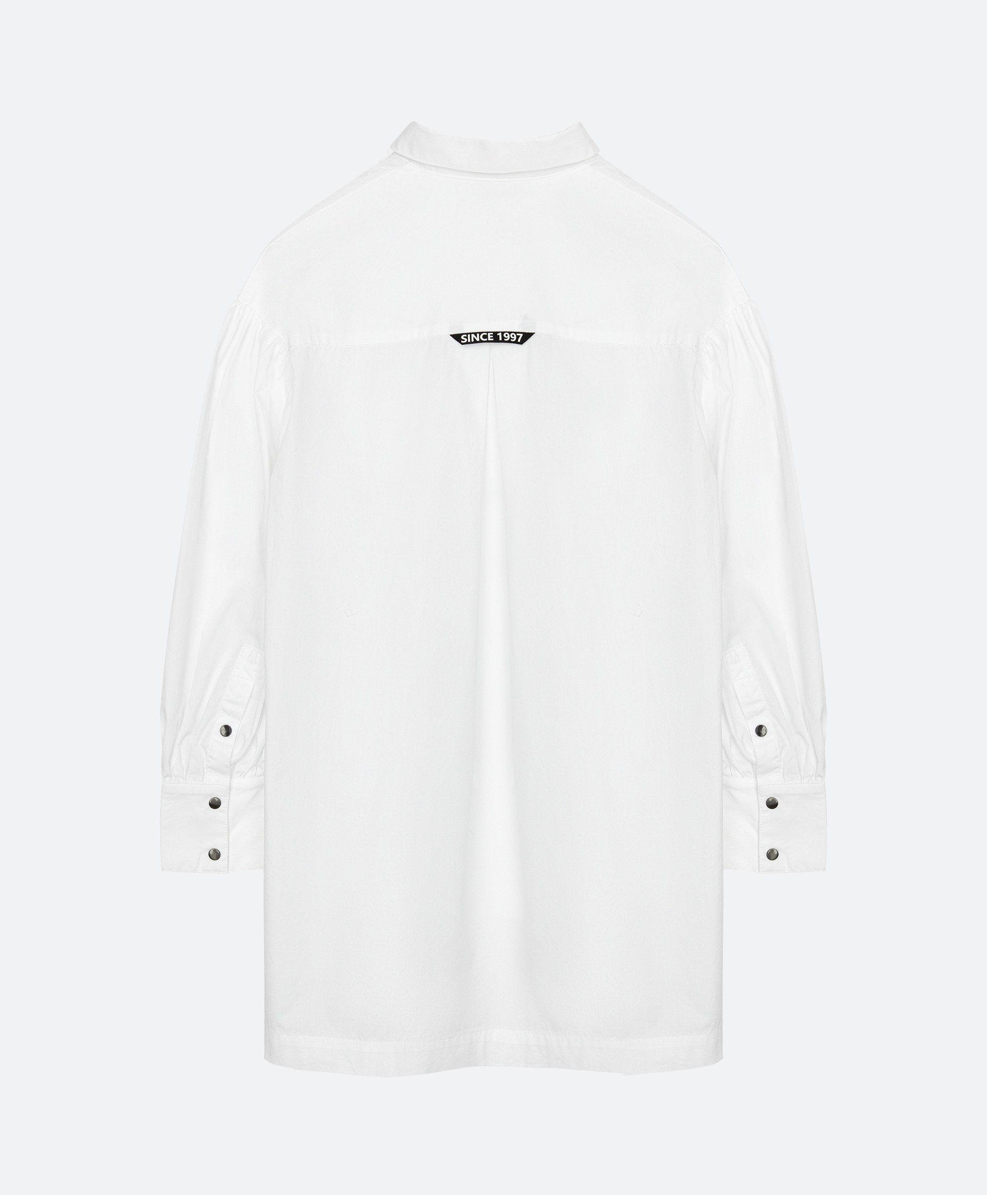 Блузка белая с длинным рукавом Gulliver 221GSGJC2201, размер 152, цвет белый - фото 5
