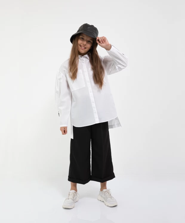 

Блузка белая с длинным рукавом Gulliver, Белый, Блузка белая с длинным рукавом Gulliver (146)