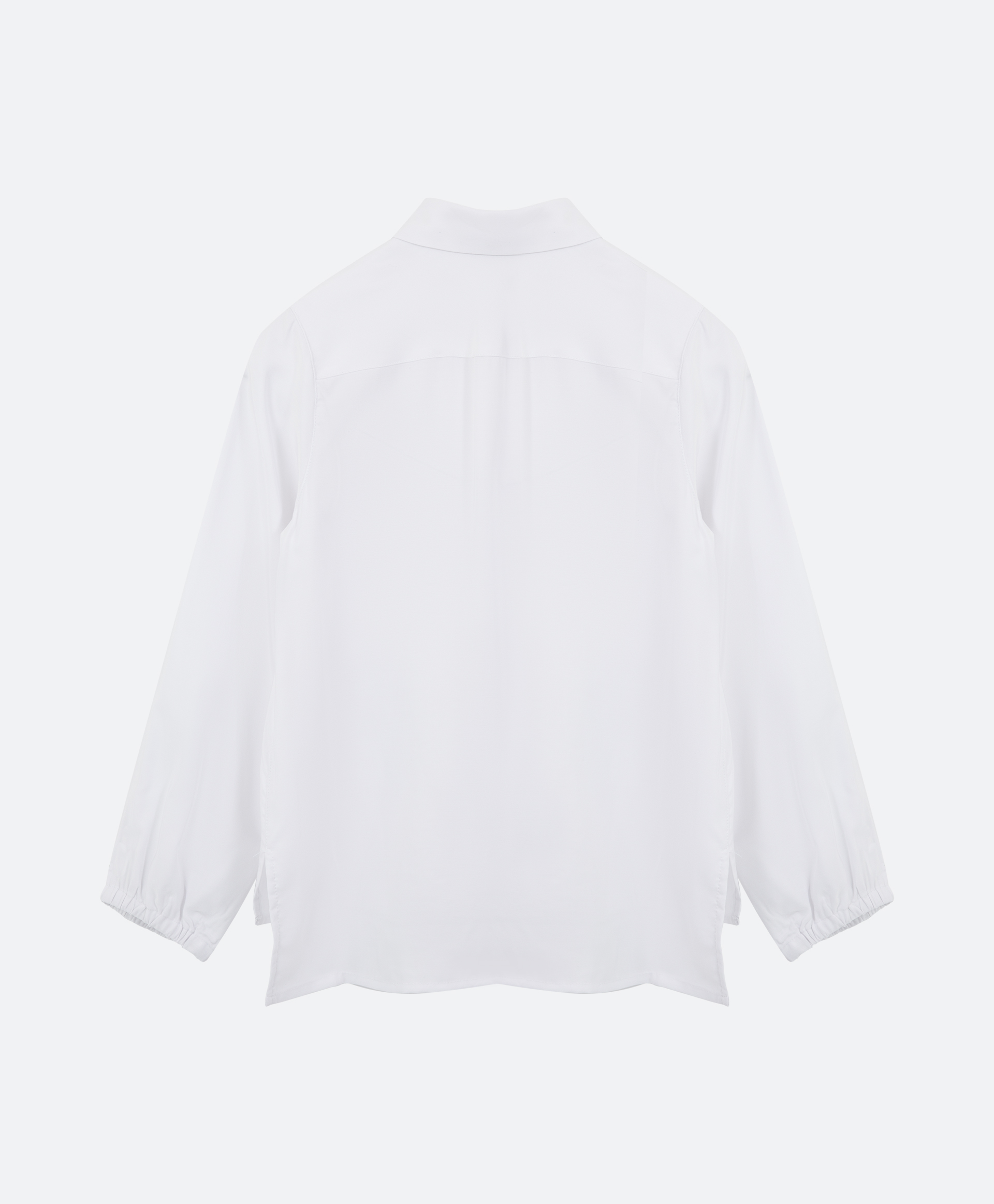 Блузка белая с длинным рукавом Gulliver 221GSGMC2203, размер 122, цвет белый - фото 5