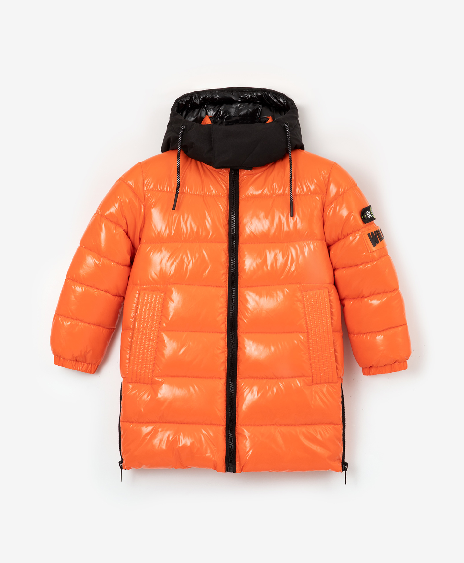 Пальто зимнее со светоотражающими элементами оранжевое Gulliver 22204BMC4508, размер 110, цвет оранжевый - фото 2