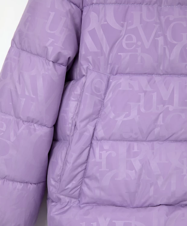 Куртка демисезонная оверсайз фиолетовая Gulliver (164), размер 164 Куртка демисезонная оверсайз фиолетовая Gulliver (164) - фото 6
